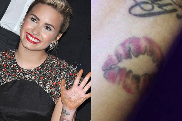 Demi Lovato tattoo Demi Lovato regrets a lot of tattoos