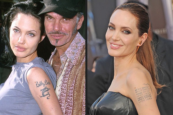 Angelina Jolie tattoos Angelina Jolie