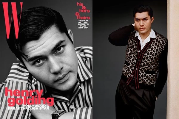 Henry Golding as a model