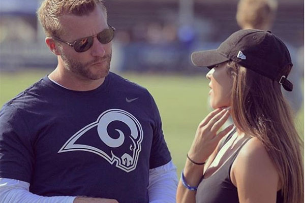 Veronica Khomyn and Sean McVay Sean McVay proposed to his girlfriend on 22nd June, 2019