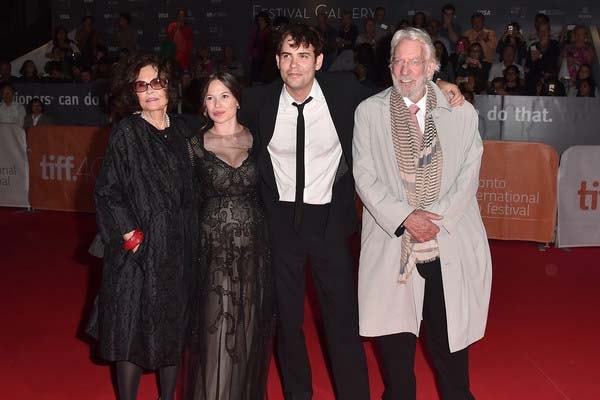 Celina Sinden is married to Rossif Sutherland Celina Sinden with husband Rossif Sutherland