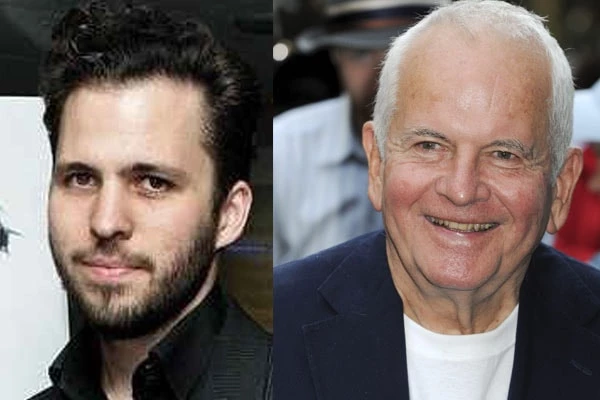 Harry Holm and his father Ian Holm