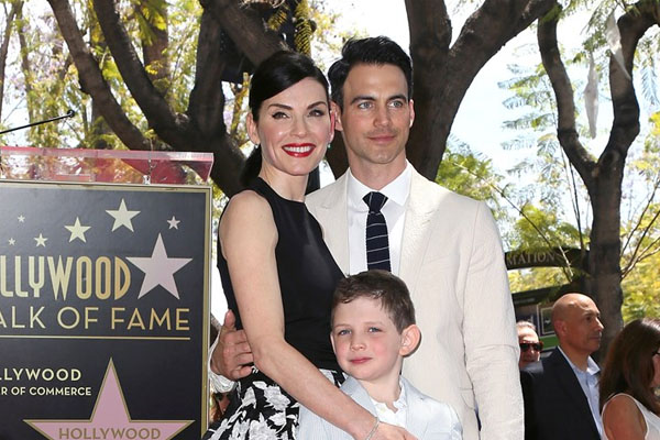 Juliana Margulies Juliana Margulies, her husband and son