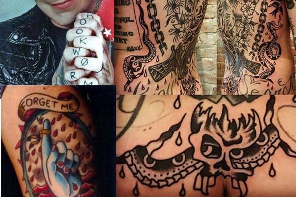 Frank Iero tattoos Frank Iero all tattoos