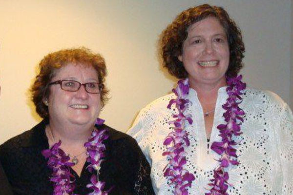Maile Flanagan and wife Maile Flanagan's wife