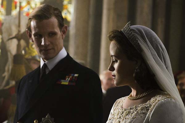 Matt Smith and Claire Foy Matt Smith's on screen wife, Claire Foy