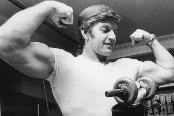 David Prowse young, bodybuilding