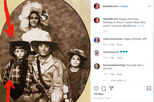 Keili Lefkovitz family Keili Lefkovitz with family
