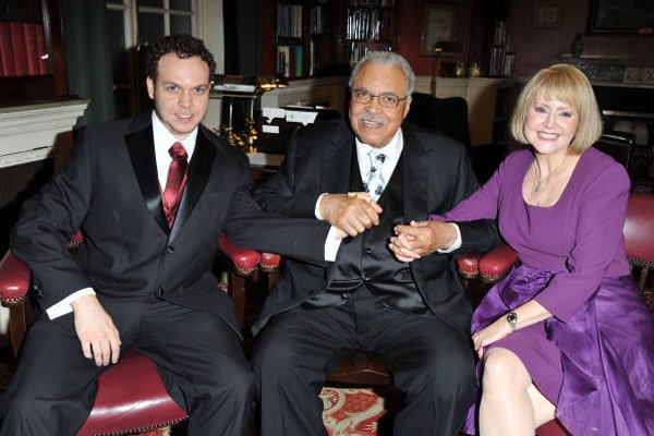 Flynn Earl Jones with family. Flynn Earl Jones with his parents.