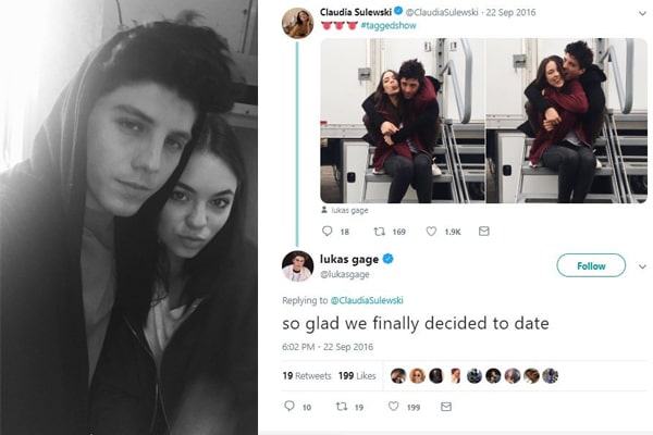 Lukas Gage and Claudia Sulewski Lukas Gage and Claudia Sulewski are ex-couple.