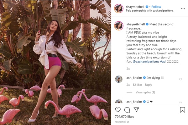 Shay Mitchell modeling career Shay Mitchell's earning from modeling