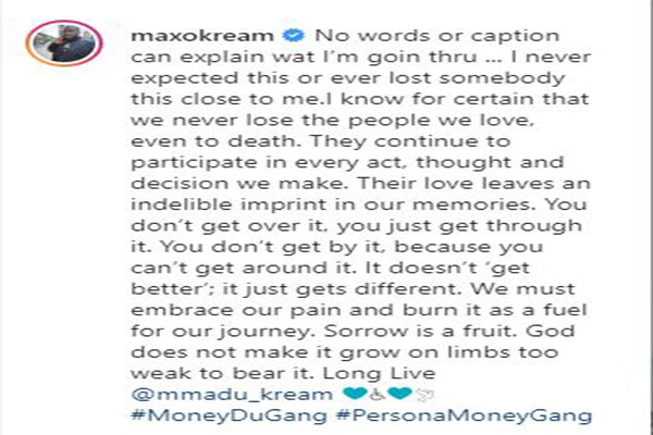 Maxo Kream Brother. Money Madu Brother.