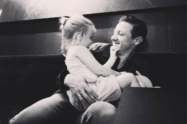 Jeremy Renner Daughter. Jeremy Renner Child.