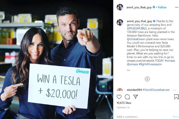 Brian Austin Green post Brian Austin Green and Megan Fox