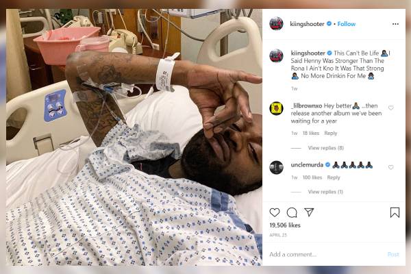Kiing Shooter hospitalized King Shooter dies