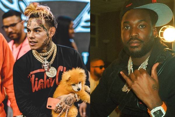 Meek Mill Tekashi 6ix9ine Meek Mill and Tekashi 6ix9ine