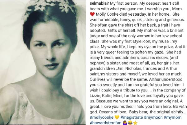 Selma Blair mother Selma Blair mother dies