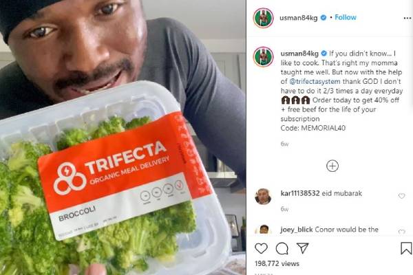 Kamaru Usman Advertisement.