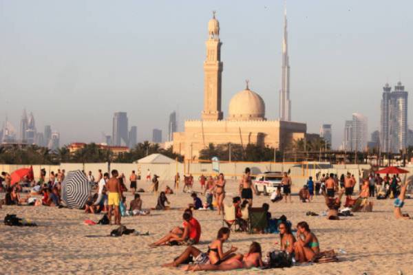 Jumeirah Beach Jumeirah Beach sunset