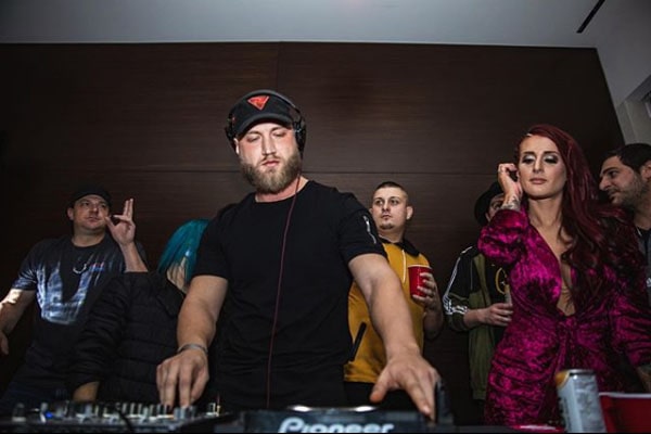 Nick Hogan DJ Nick Hogan as a DJ