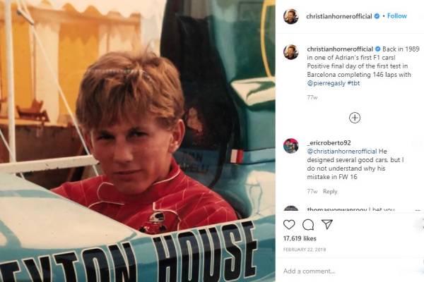 Christian Horner Driver.