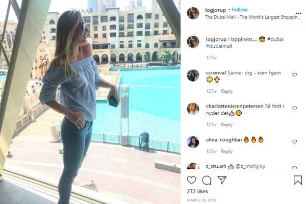 Kevin Magnussen Louise Gjørup Dubai.