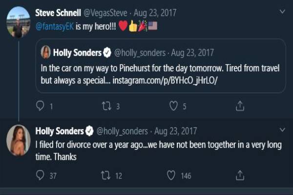 Erik Kuselias Eife Holly Sonders.