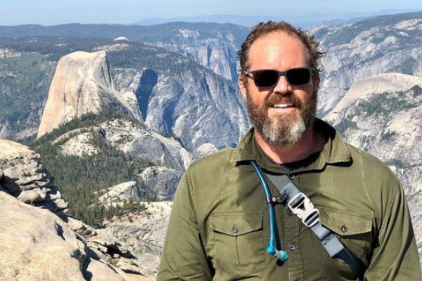 David Denman during a hiking trip David Denman's net worth and income sources