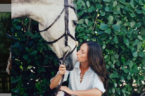 Jessica and her lovely horse. Jessica Springsteen Net Worth As An Equestrian.